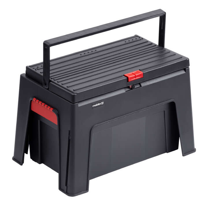 meister 3-in-1 Tritthocker & Werkzeugkiste